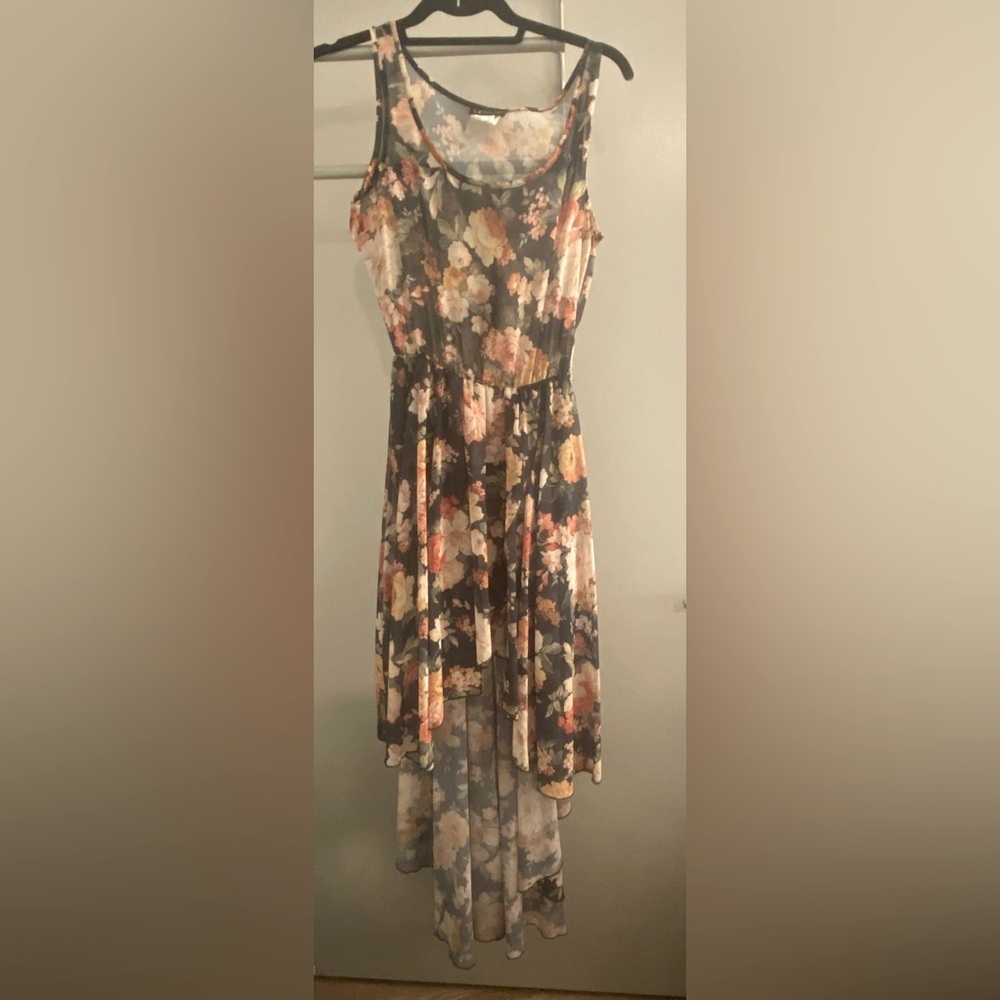 Venus floral HiLo dress